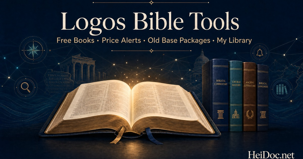 Logos Bible Tools from HeiDoc